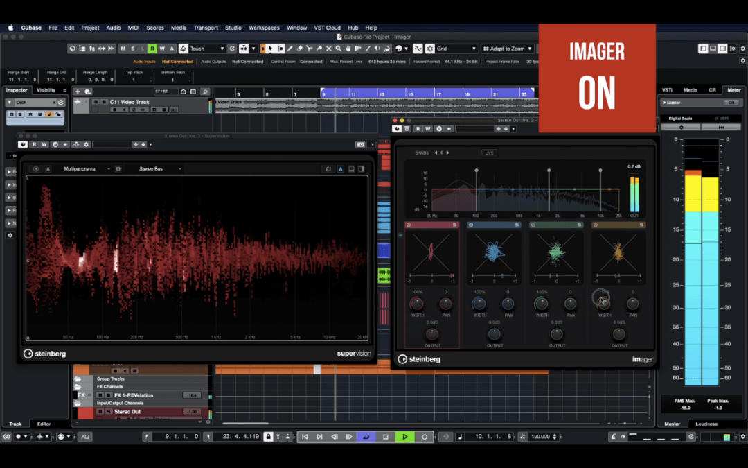 cubase 11新功能教程第二期:imager 声像仪效果器
