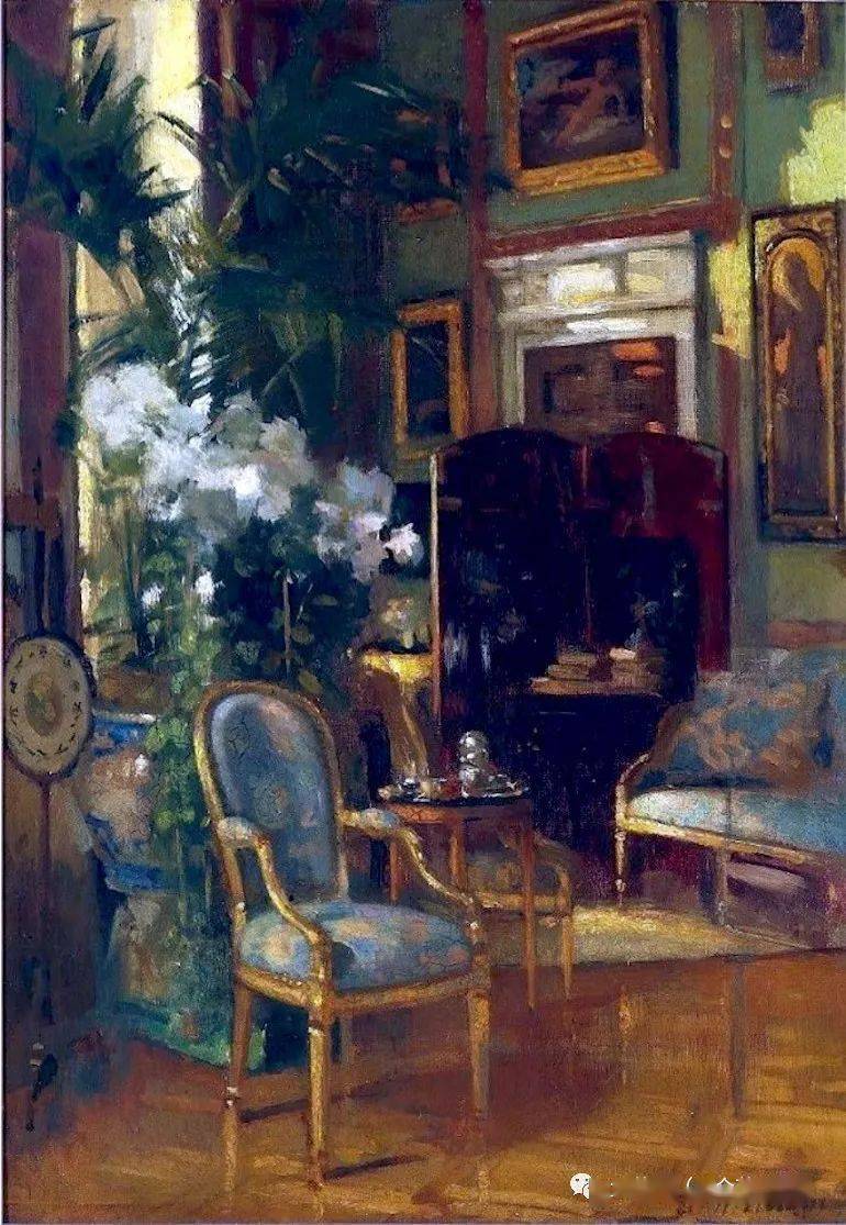 一位擅长描绘室内场景的绘画大师patrickwilliamadam作品
