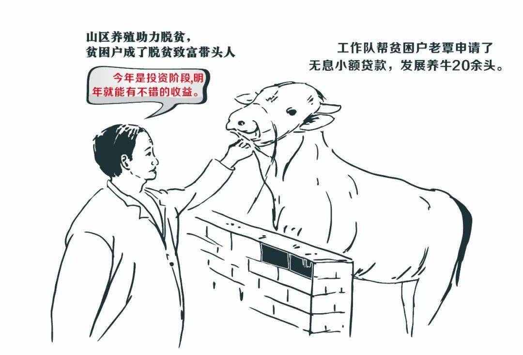 东安驻村扶贫干部用漫画讲述扶贫故事