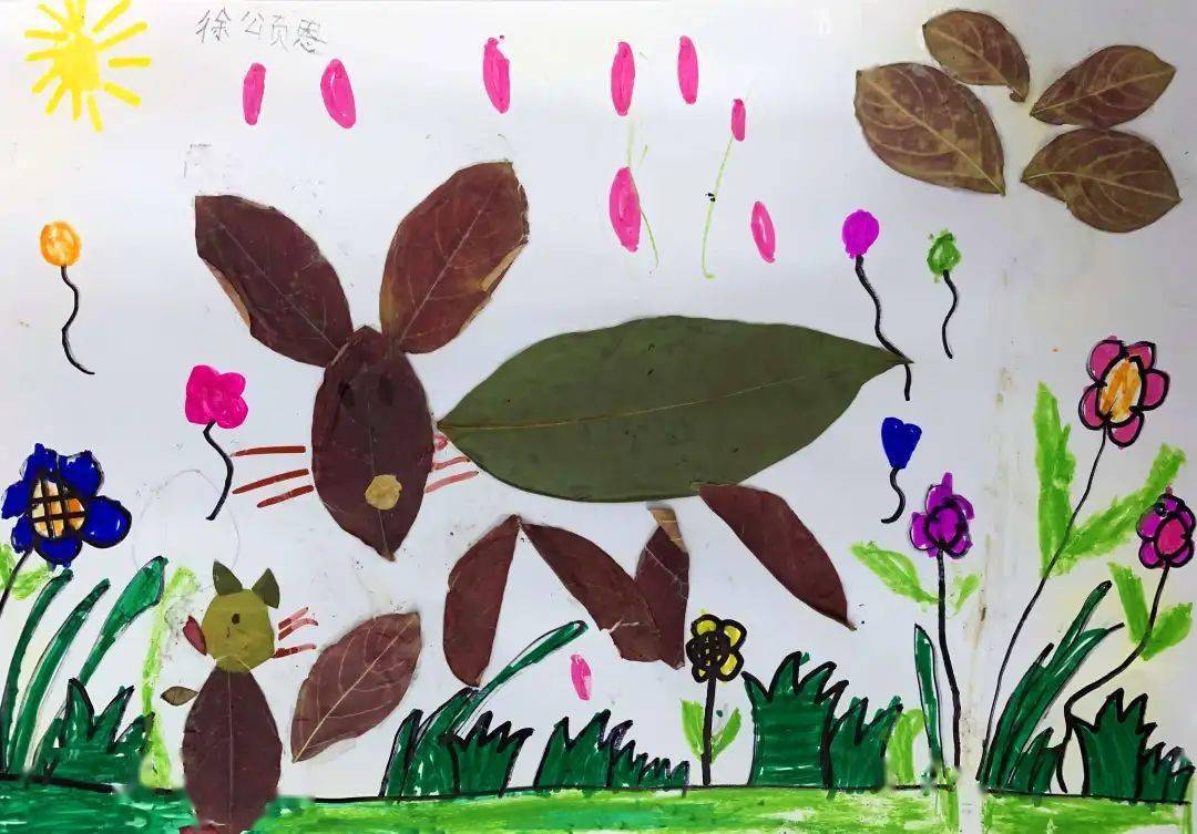 活动前,学生们利用课余时间采集了银杏叶,红枫叶,杨树叶,柳树叶,梧桐