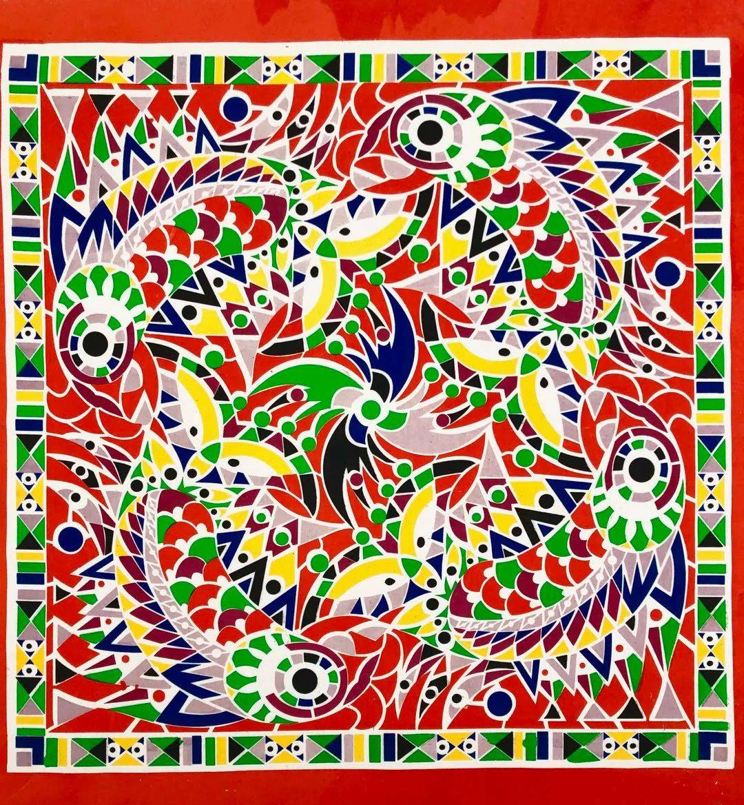 助力乡村艺术教育第六节韩美林儿童艺术体验课鱼你相遇