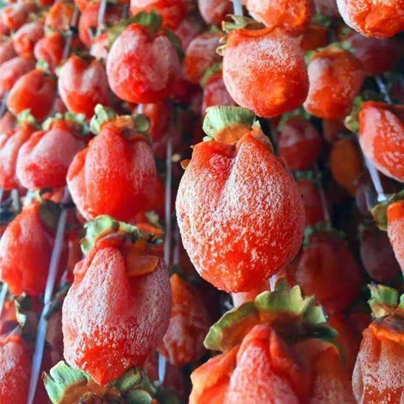 富平吊柿饼一口下去满满都是流心