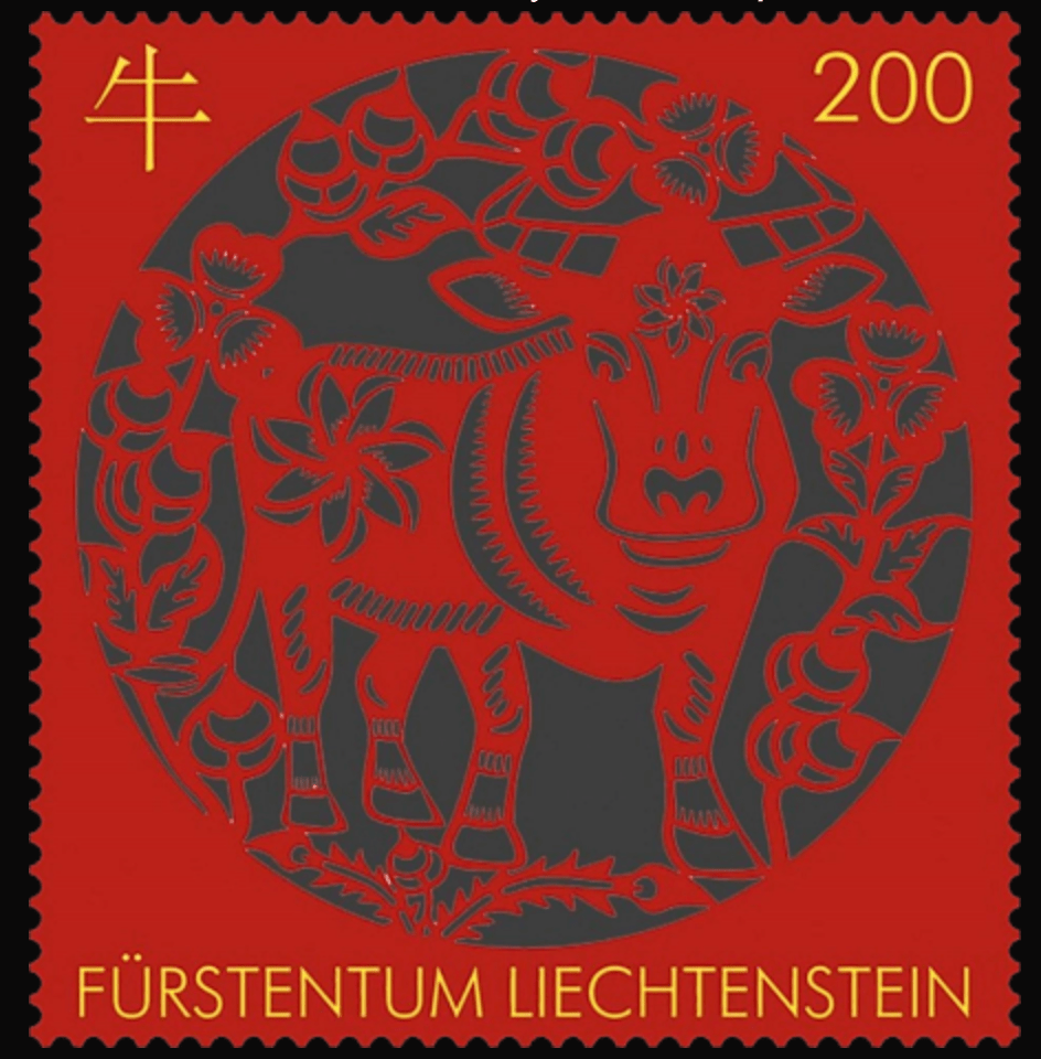 法国将发行农历牛年邮票设计师签售暂定来年2月6日