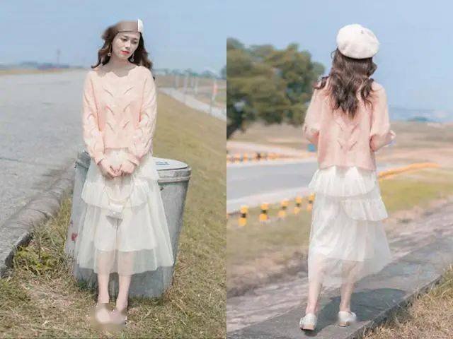 冬天超流行穿浅色系的衣服时髦又优雅还超美的