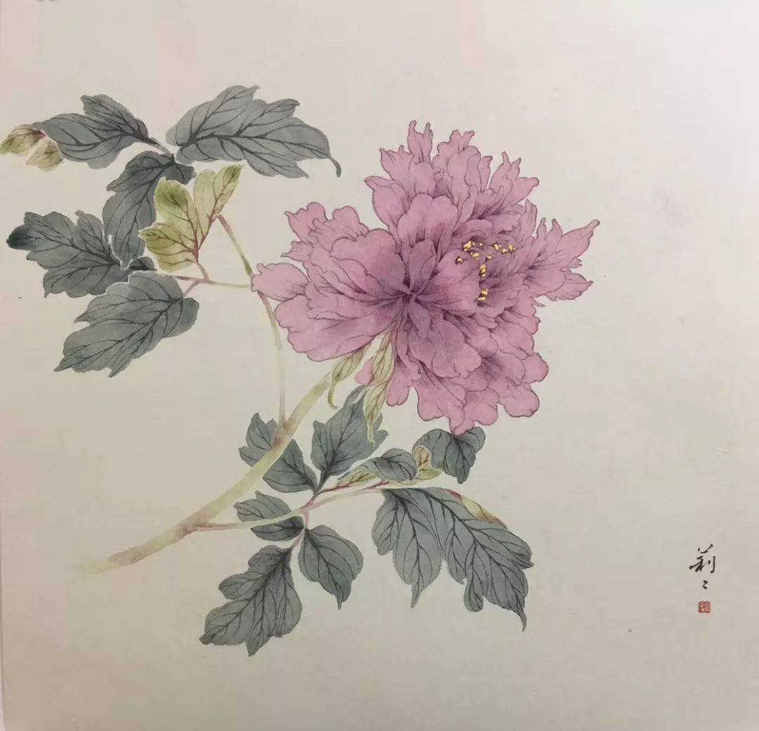 张莉莉没骨画作品欣赏图片