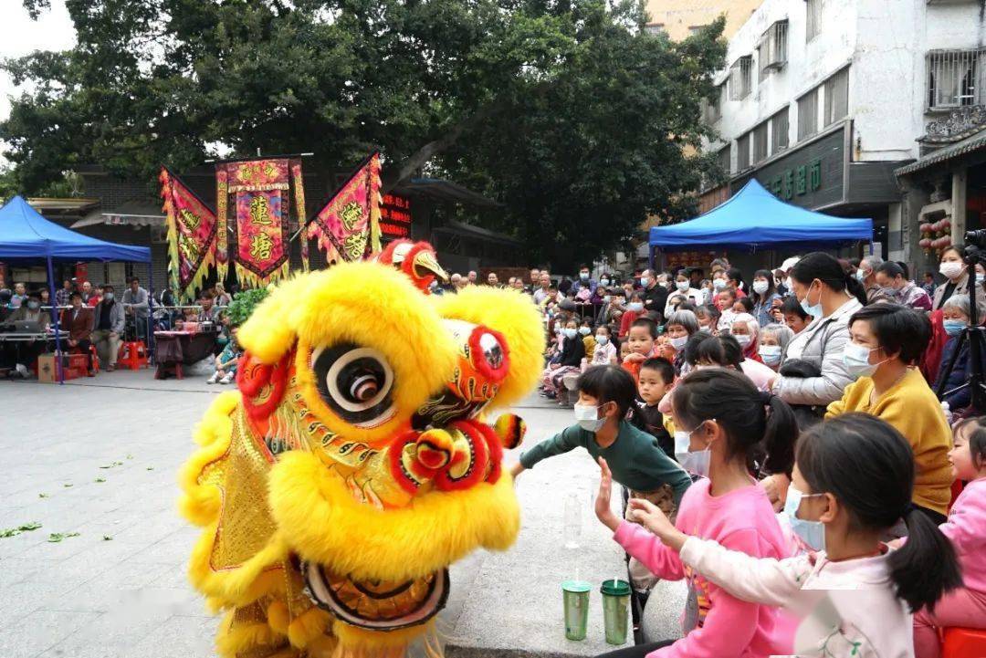 新时代文明实践丨张槎功夫龙狮角走进墨韵浓郁张槎村