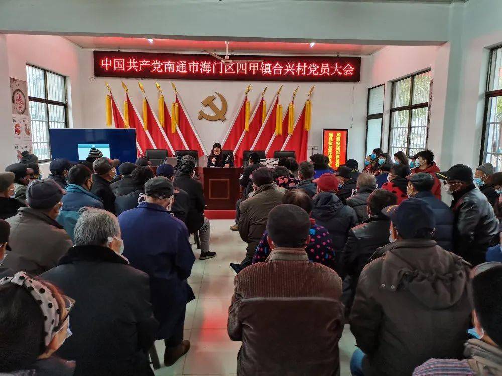 换届动态四甲镇合兴村党总支换届大会顺利举行