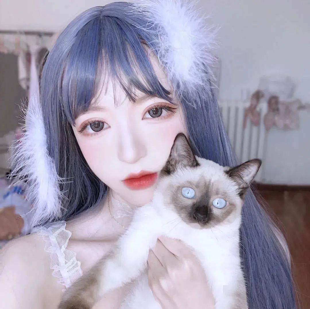 头像图片丨女生头像丨可爱的猫系女头1214