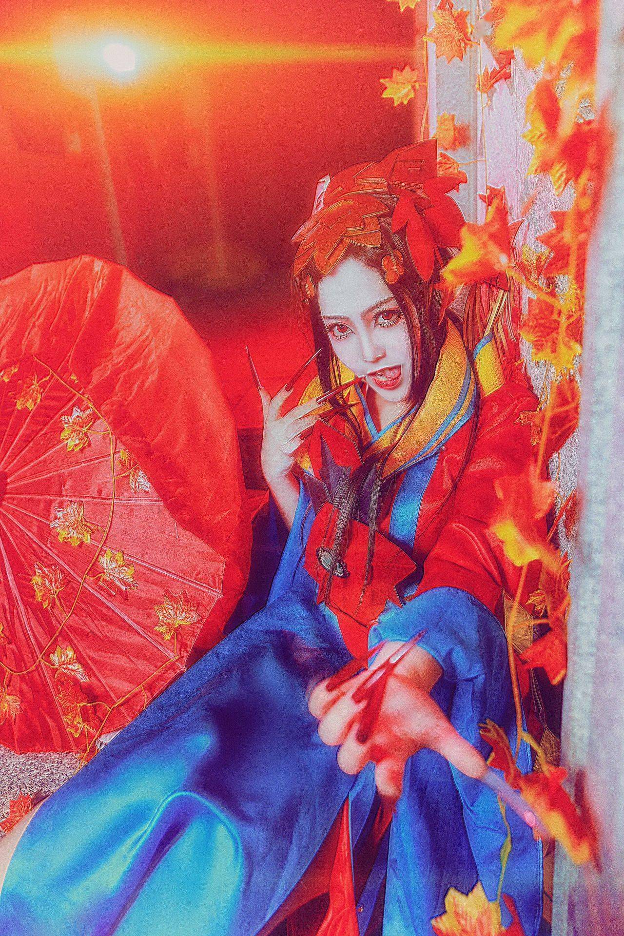 tya事务所阴阳师鬼女红叶觉醒cosplay