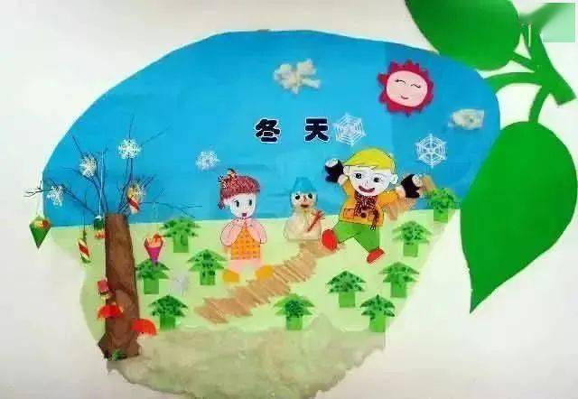 冬季環創主題牆讓孩子愛上幼兒園