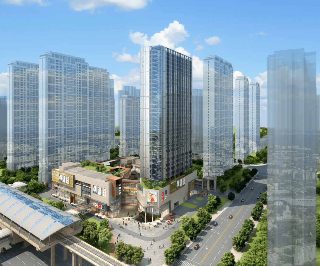 预见洪山白沙洲青菱片区新增9个大型商业体设计效果图提前曝光