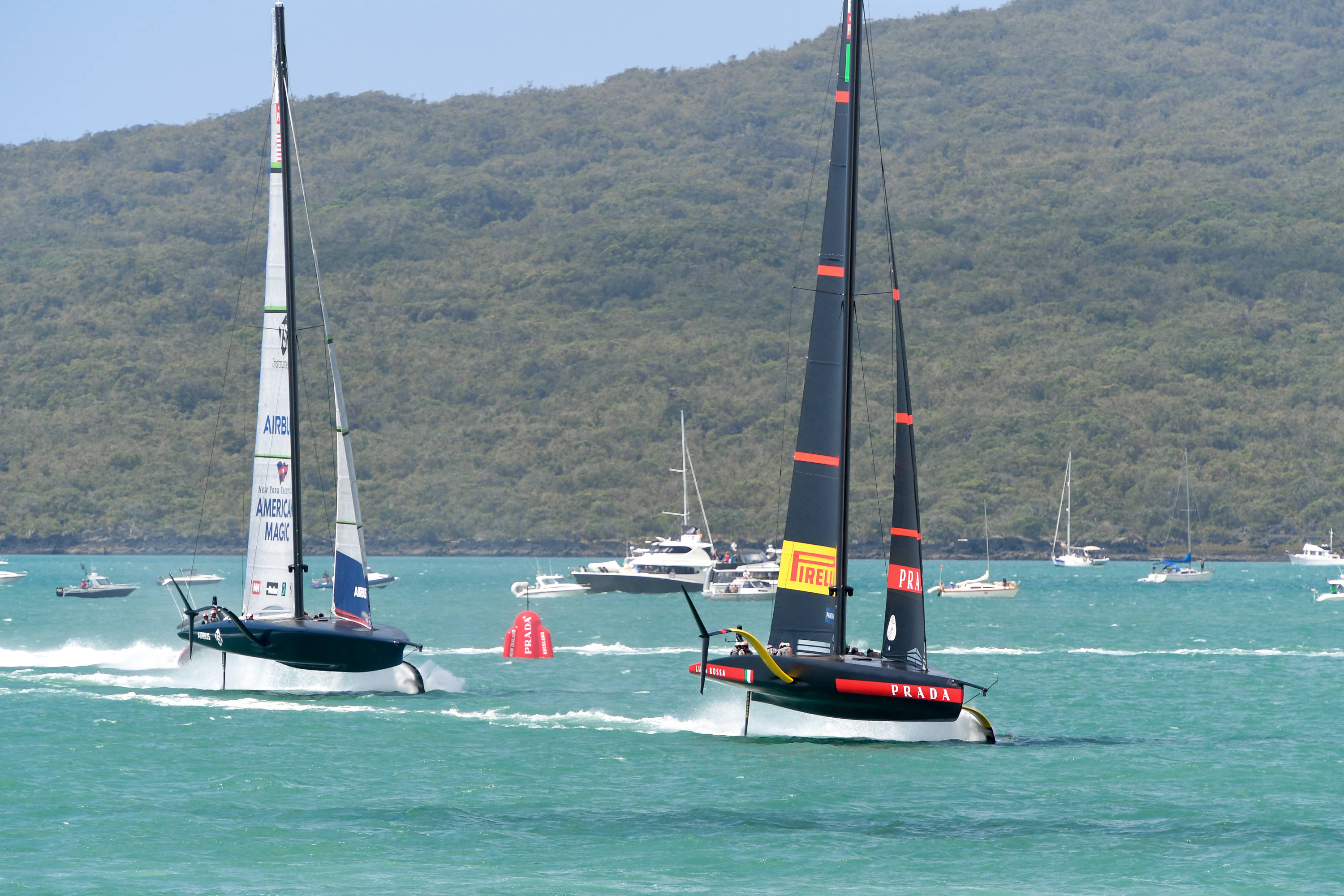 帆船美洲杯奥克兰站第二日赛况