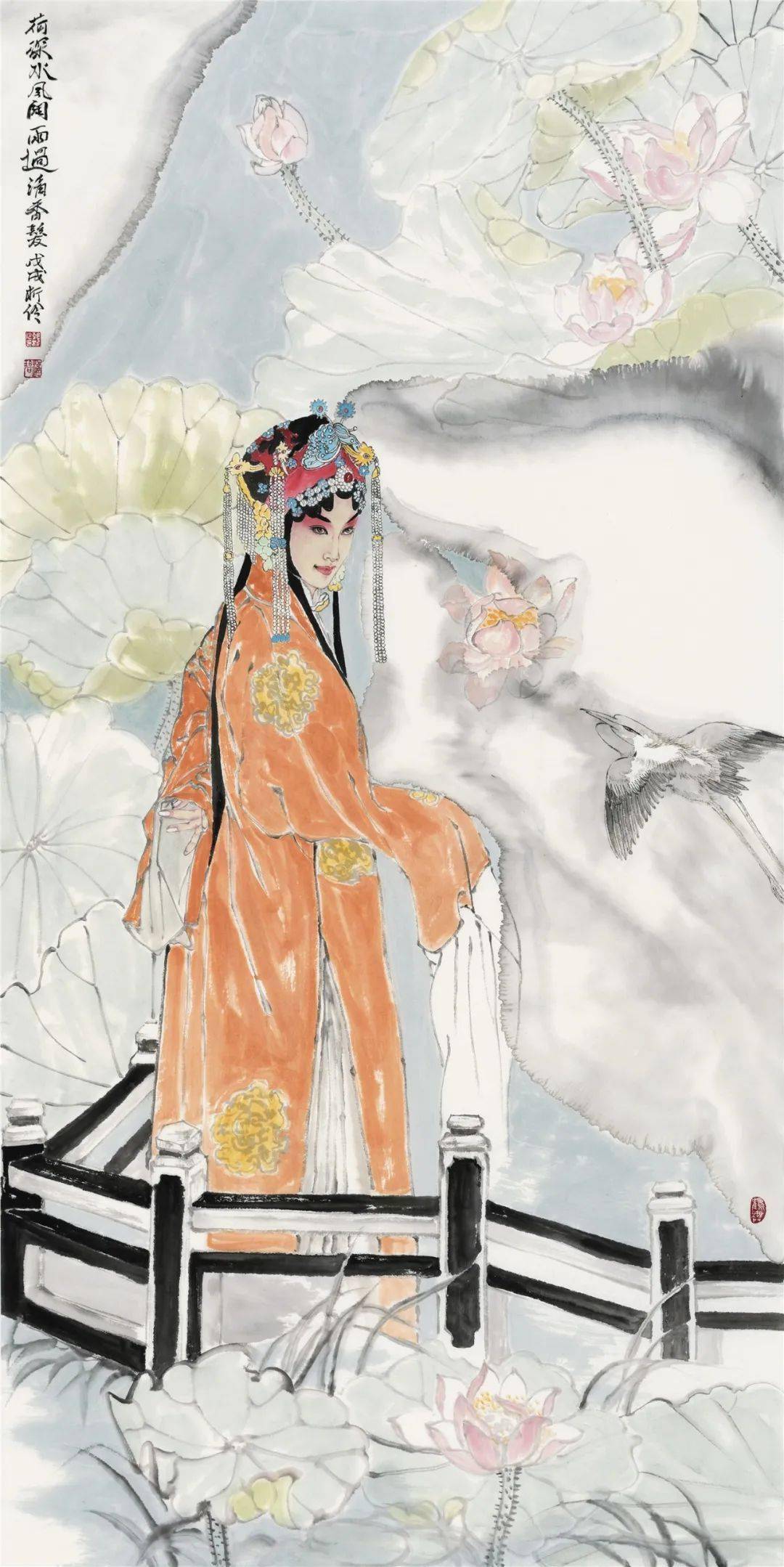 十幅水墨戏曲人物风情万种