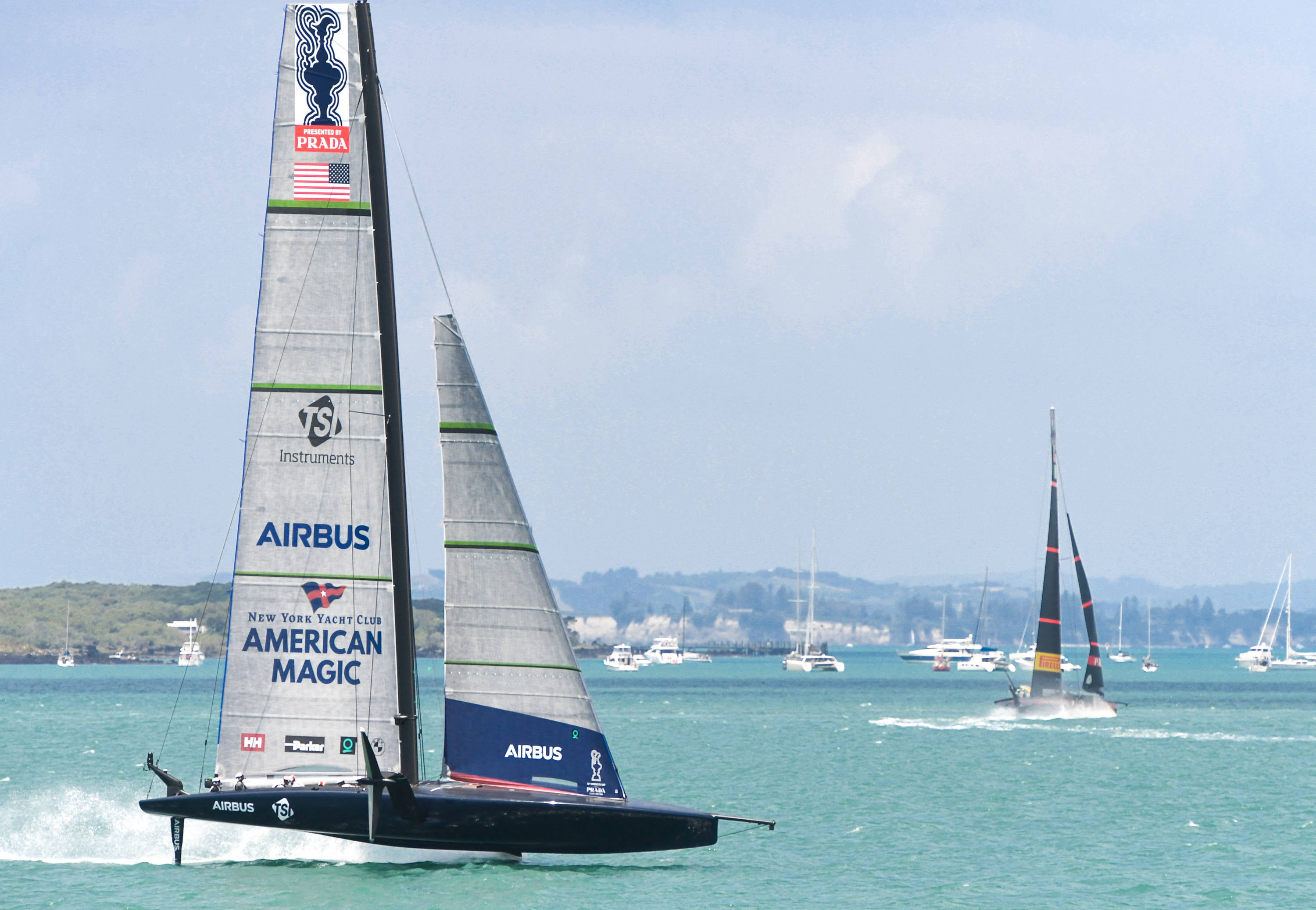 帆船美洲杯奥克兰站第二日赛况