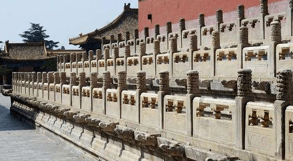 百科清式勾阑栏杆由地栿栏板望柱组成