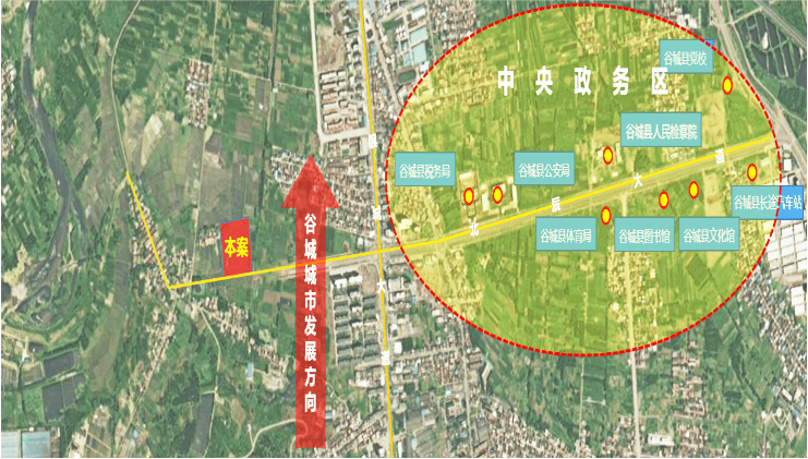 体育娱乐中心 教育中心集聚行政中心 生态中心引领谷城城市发展方向