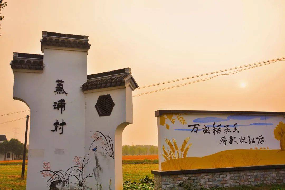 章裕志作为"新蒸浦人"如数家珍地说,"这里是上海市美丽乡村示范村