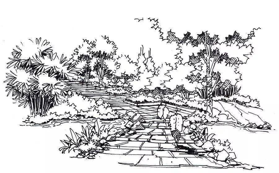 手绘之美100张建筑景观手绘效果图