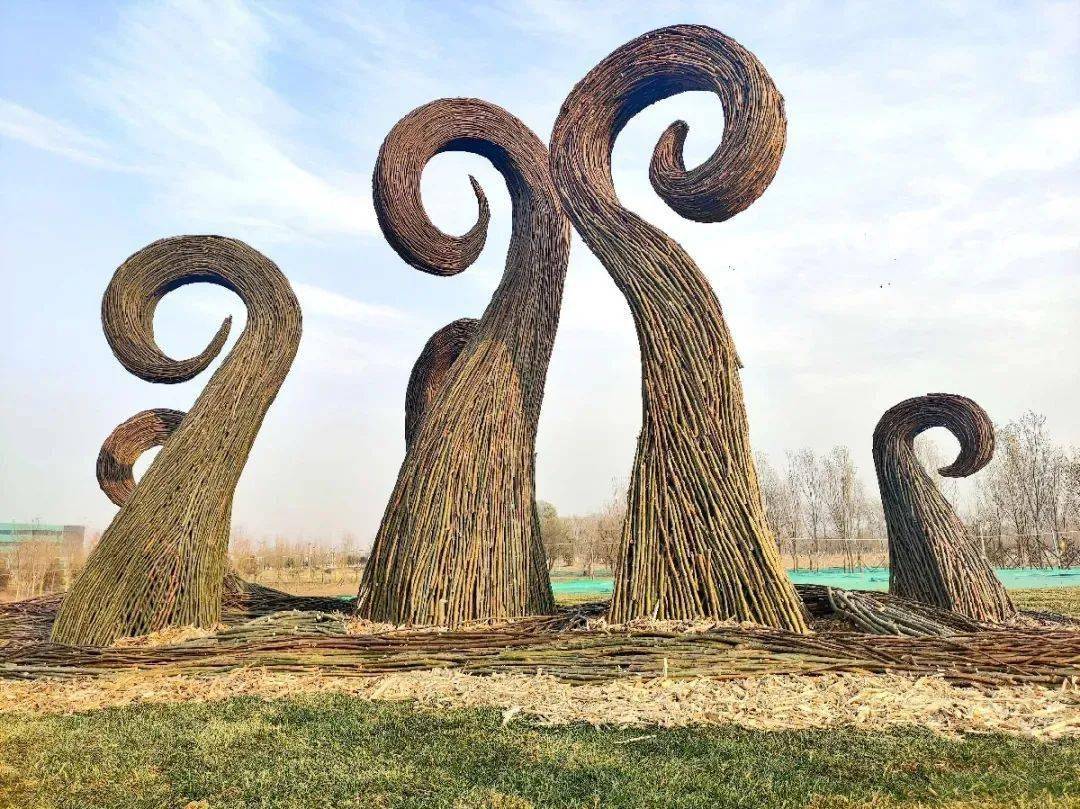 快来打卡城市绿心冬日萌发六处精美地景艺术范儿十足