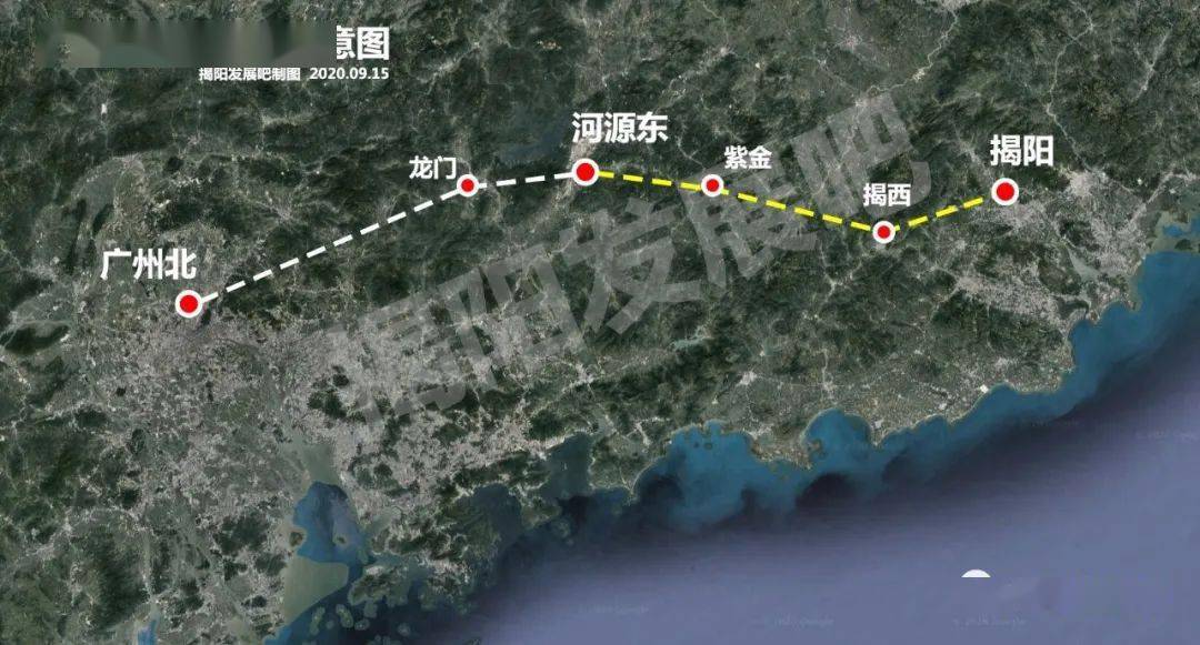这两条新高铁将经揭西延伸至揭阳