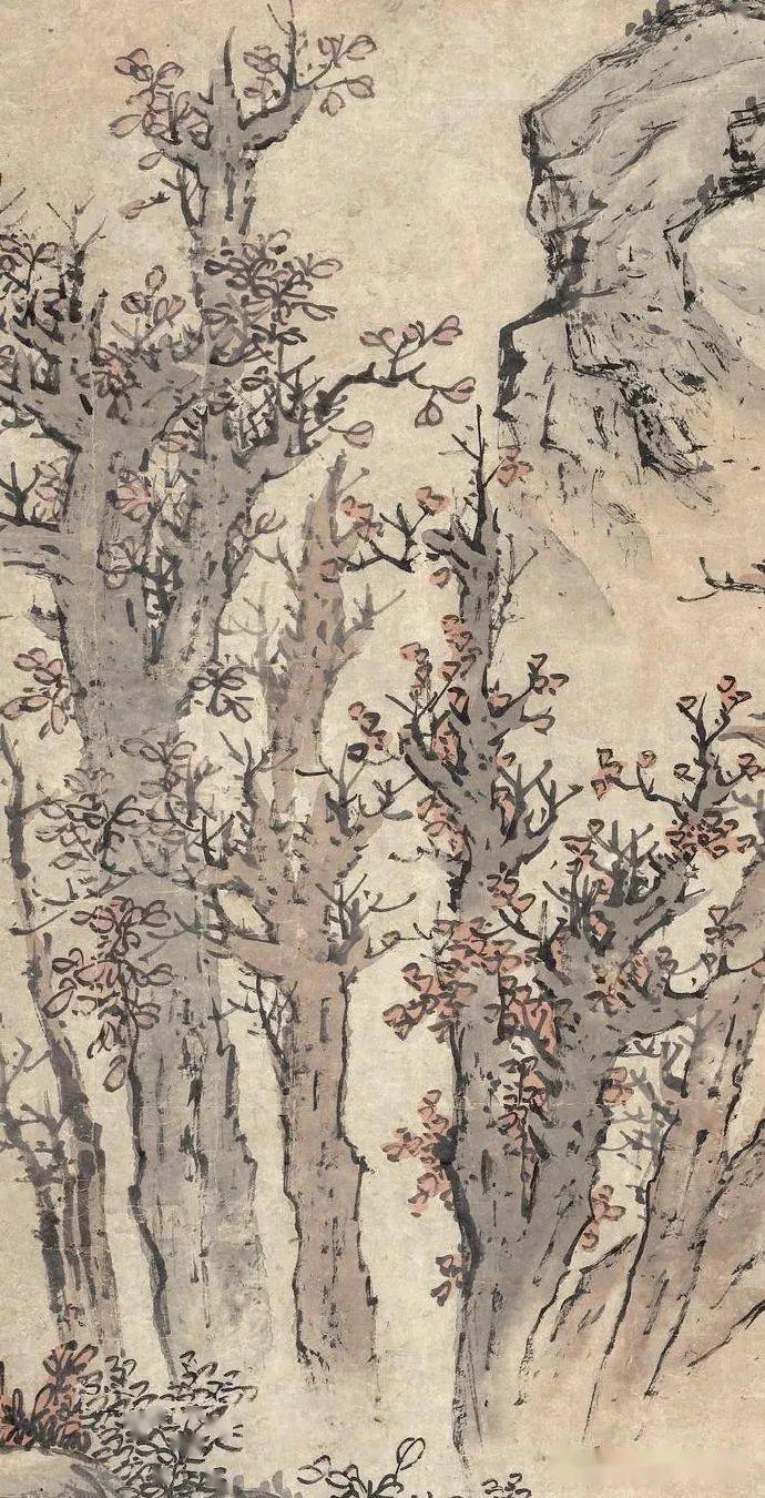 中国国画历代精品高清展:(1473)明 蓝瑛晚年精品《秋山清话图》