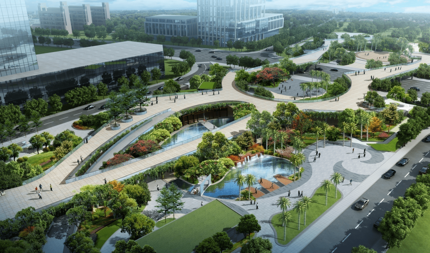 氧气森林音乐博物馆羊城广场广州新中轴线全面升级