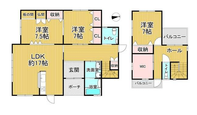 日本一户建经典户型图图片