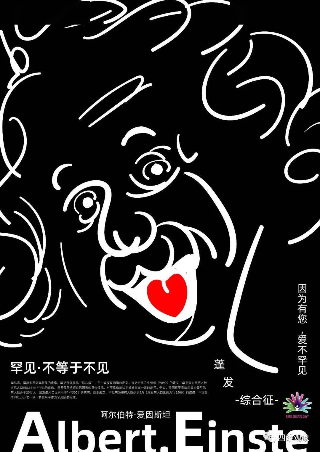 特邀作品5罕见病主题国际公益文创设计海报篇