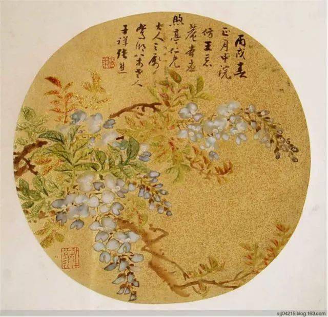 清代张熊扇面作品欣赏