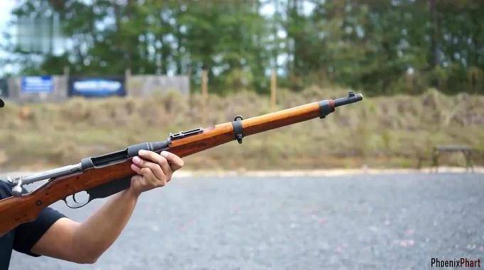 斯太尔m1895卡宾枪清脆的直拉式枪栓咔嚓咔嚓声音好听极了