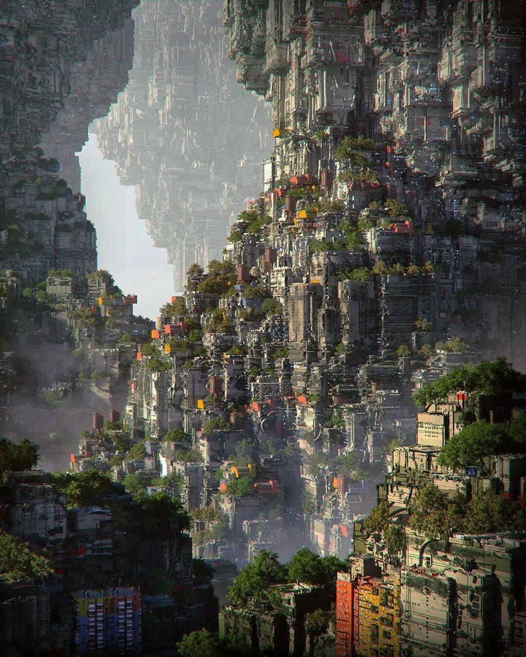 他山之石艺未来乌托邦叹为观止的未来主义城市景观