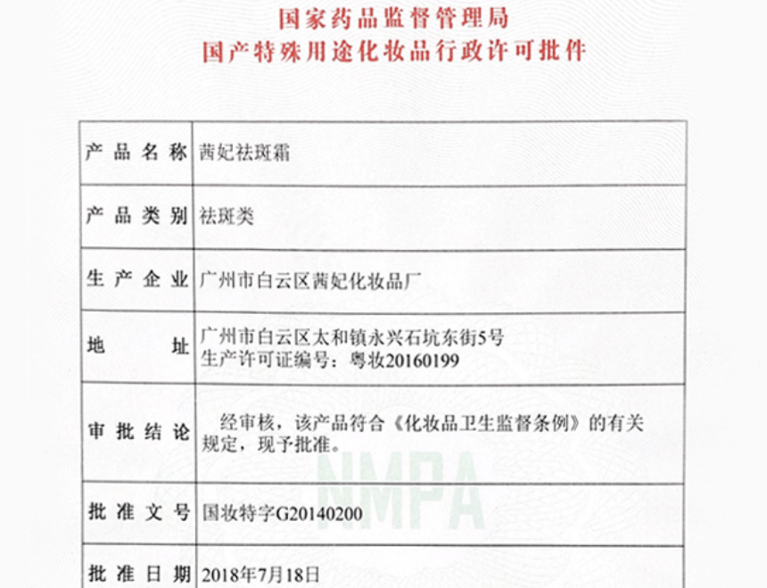 多位名星代言的修正祛斑霜如何