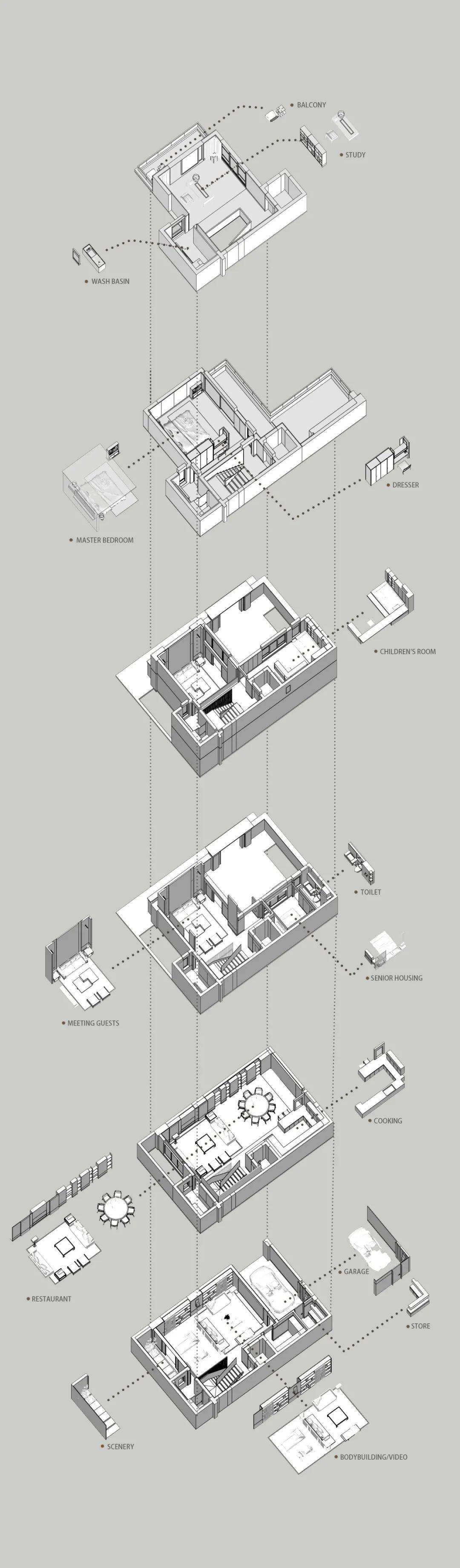 解构当代美学,重塑东方合院 | 诗意空间设计