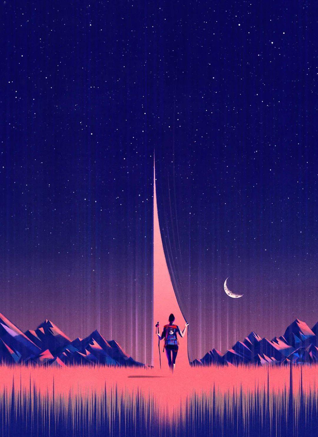 看了这些插画,感觉自己境界都提升了