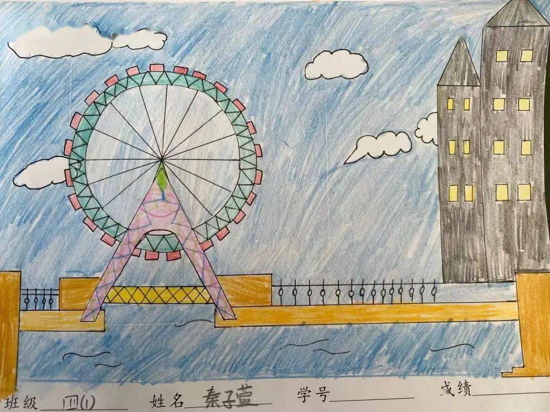 传承津沽文化儿童画图片