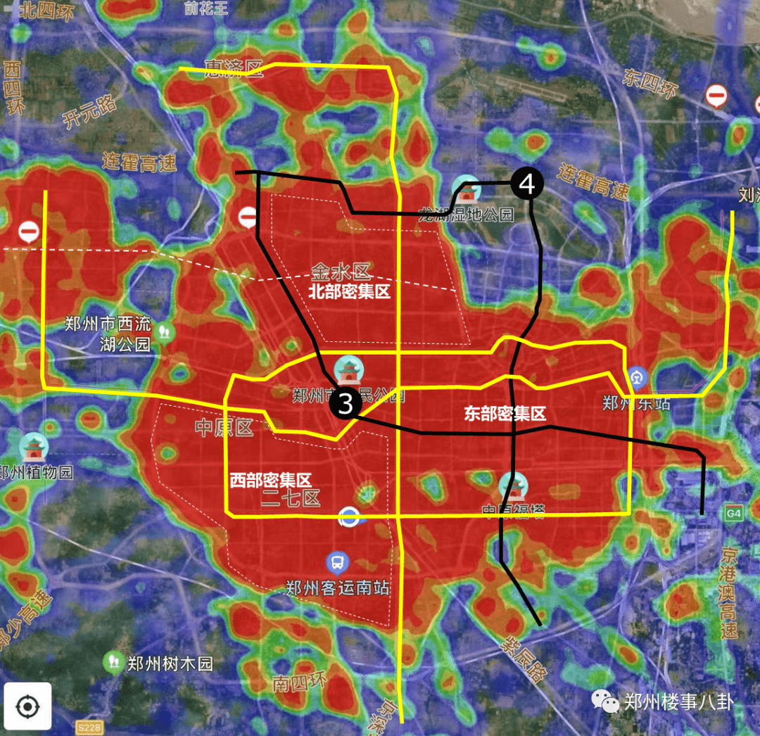 郑州热力图实时图片