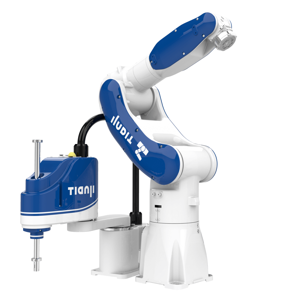 全新倒挂四轴srz3-v4和倒挂六轴srz2-v6系列产品是天机继六轴机器人