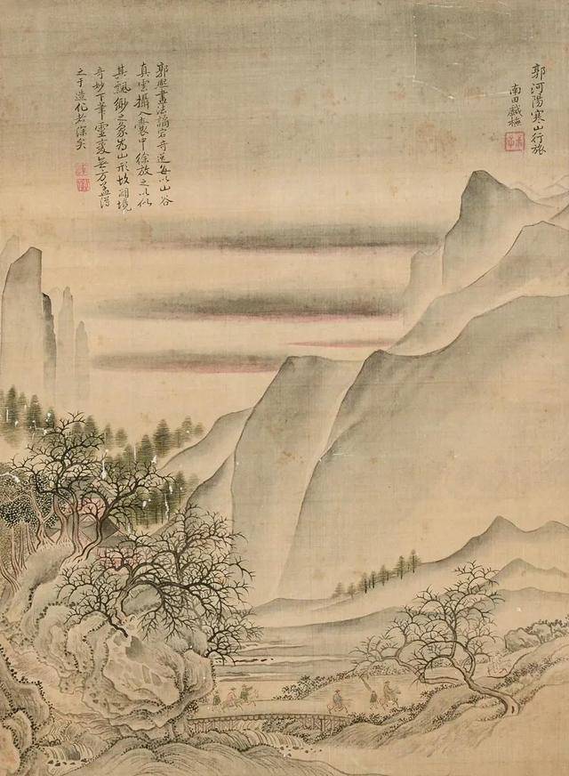 "清初六大家"之一,恽南田山水画欣赏