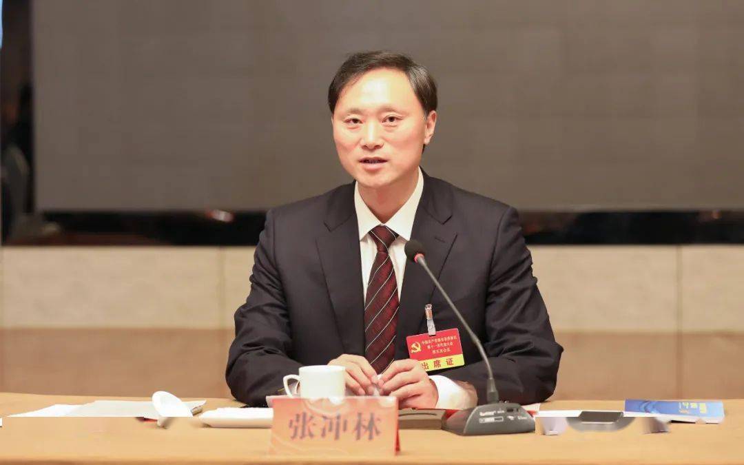 张冲林参加高良涧街道代表团讨论时要求在全区高质量跨越发展中做示范