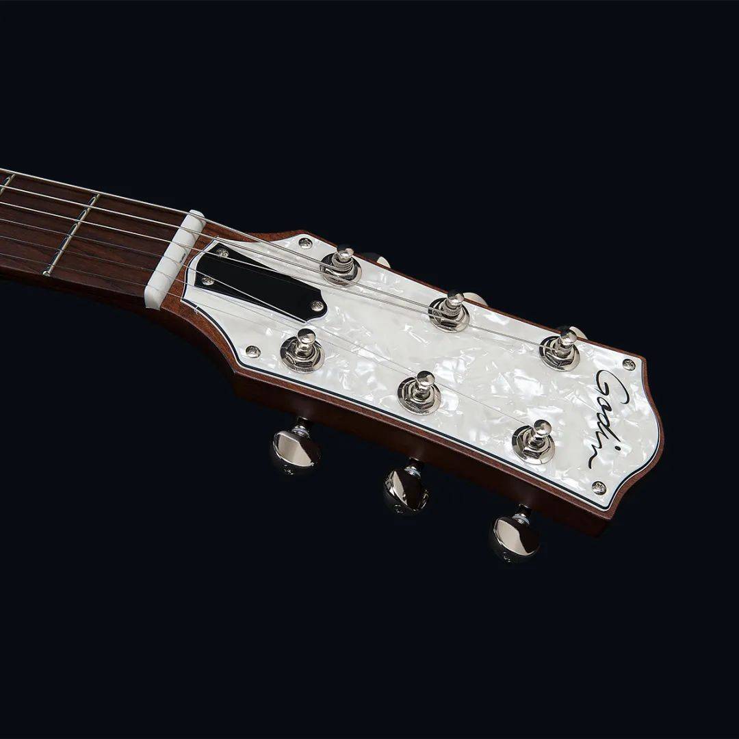 大护板大舞台产自加拿大的黑科技枫木琴体单缺角吉他godinradiator