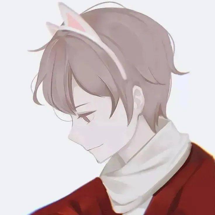 动漫情头满屏的新年红色系动漫情侣闺蜜基友头像