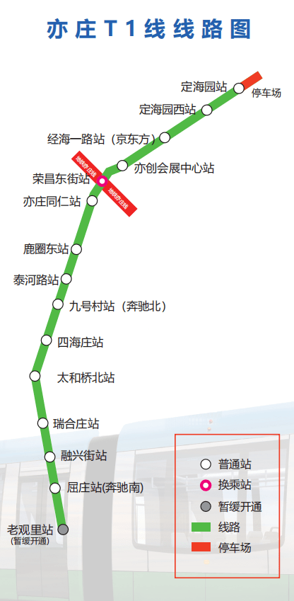 北京地铁亦庄t1线路图图片