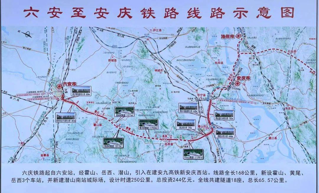 本次集中開工共涉及6個項目: 六安-安慶鐵路,合肥-新沂高鐵,淮北