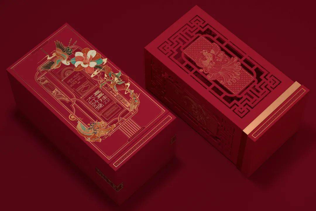 新年礼盒包装大放送!设计得有点"牛"!