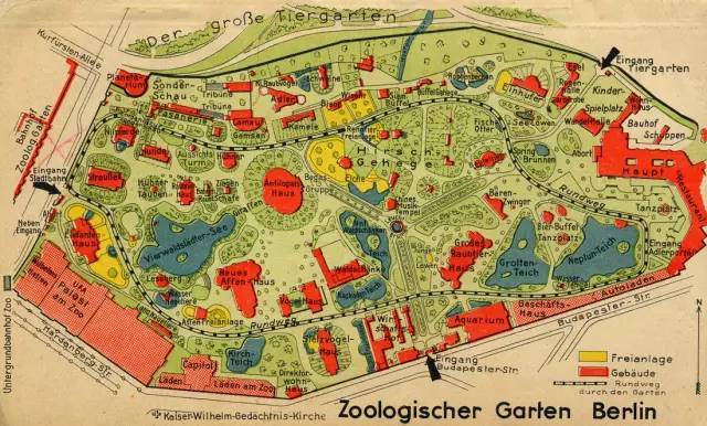 1934年的地图↓柏林动物园的地图,约1906↓柏林动物园于1844年8月1日