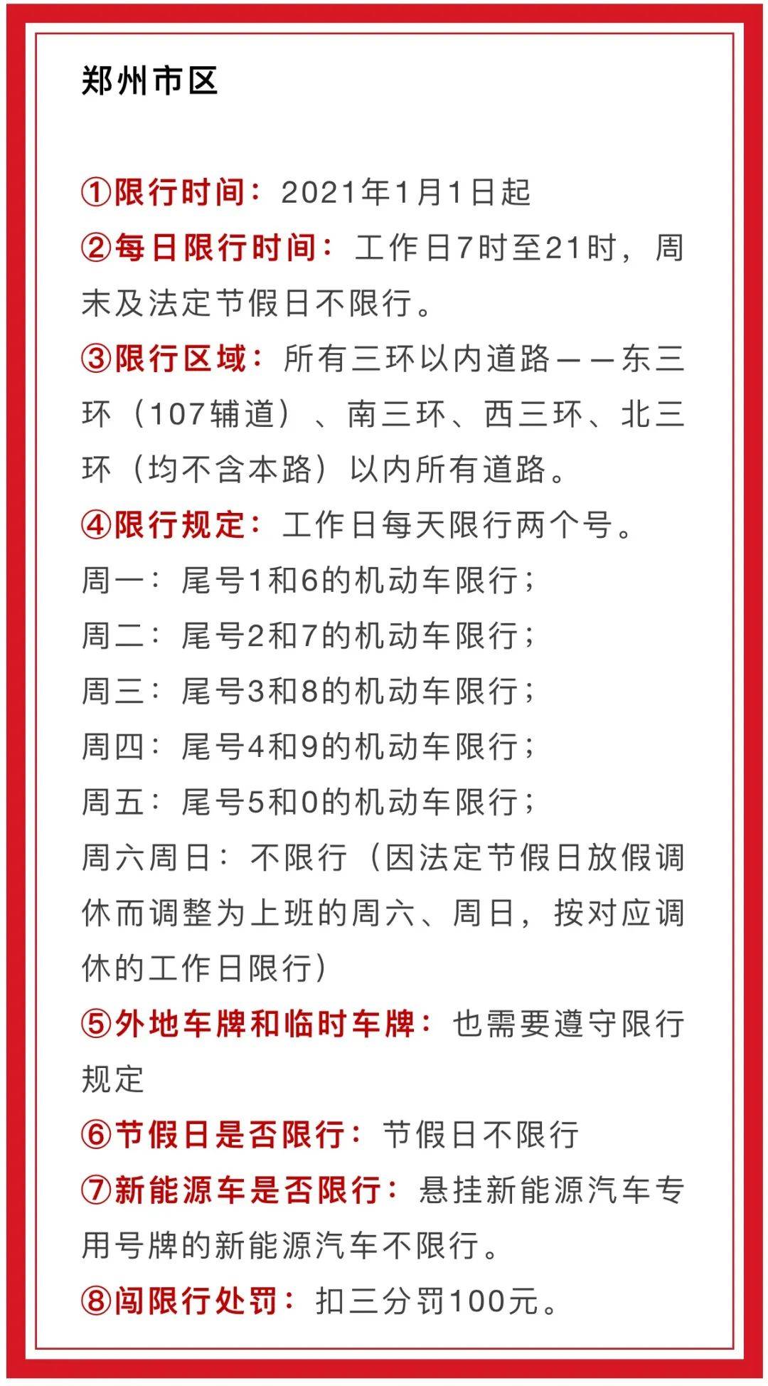 今天就是 2021第一个工作日了 各位打工人请注意 除了郑州市区 郑州