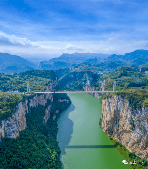 落脚河大桥(风景 摄)秋末了,岸边的某处崖壁上,巴壁虎藤蔓退去绿叶
