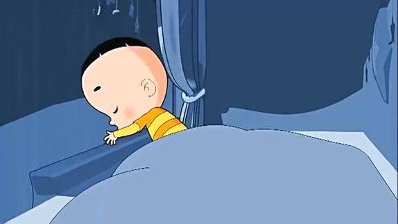 大头儿子不敢睡觉原来是怕梦游给小头爸爸惹麻烦