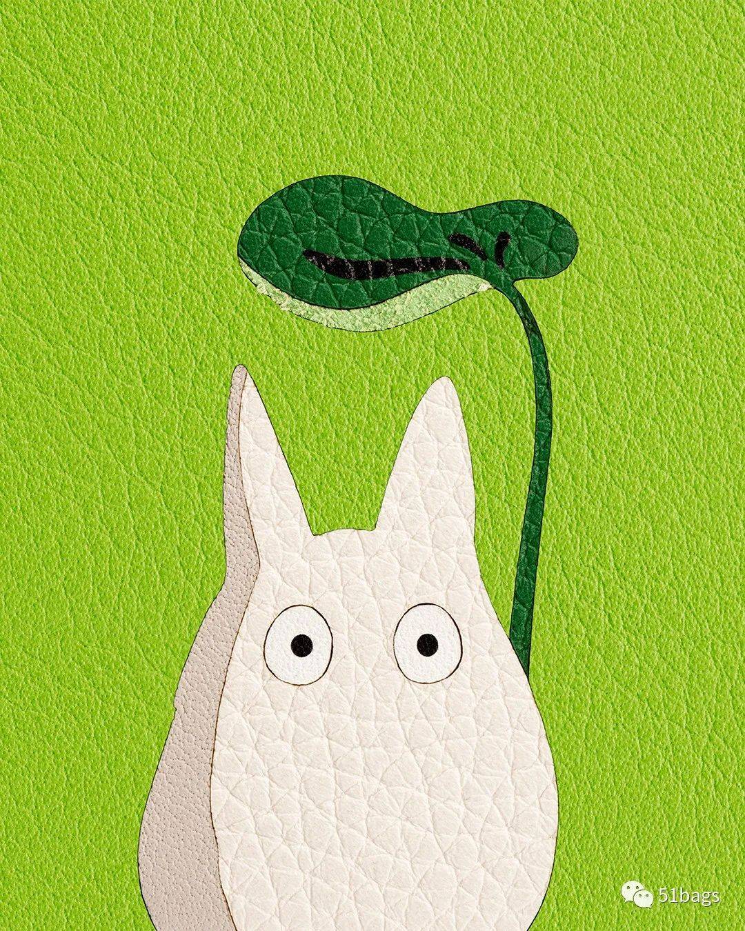 简直可爱到爆丨loewe 推出《龙猫》联名系列_吉卜力工作室