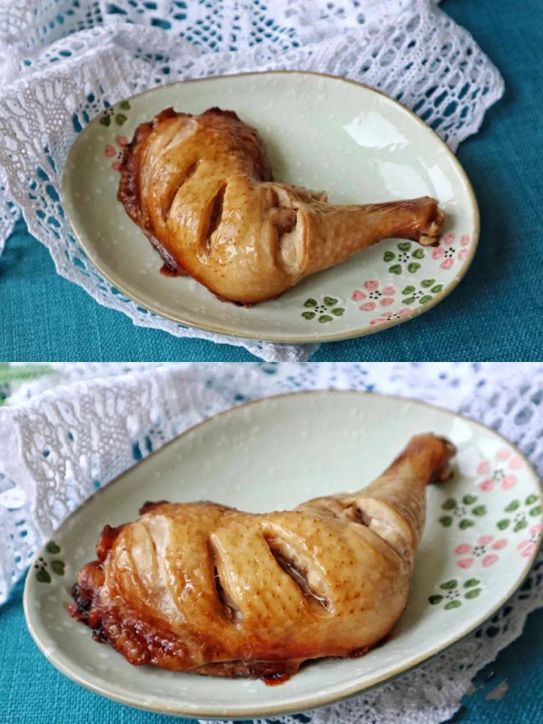 微波炉无油烤鸡腿皮爽汁香味浓嫩到人人抢